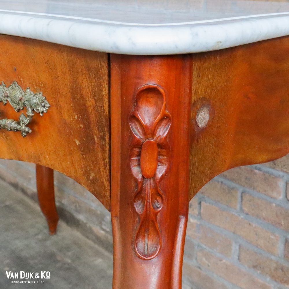 Sidetable met marmeren blad - Afbeelding 5
