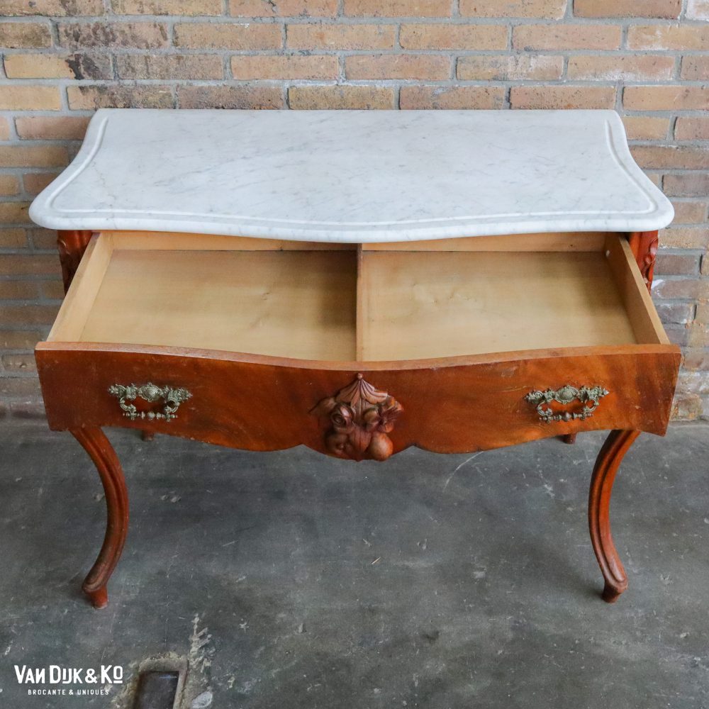 Sidetable met marmeren blad - Afbeelding 4