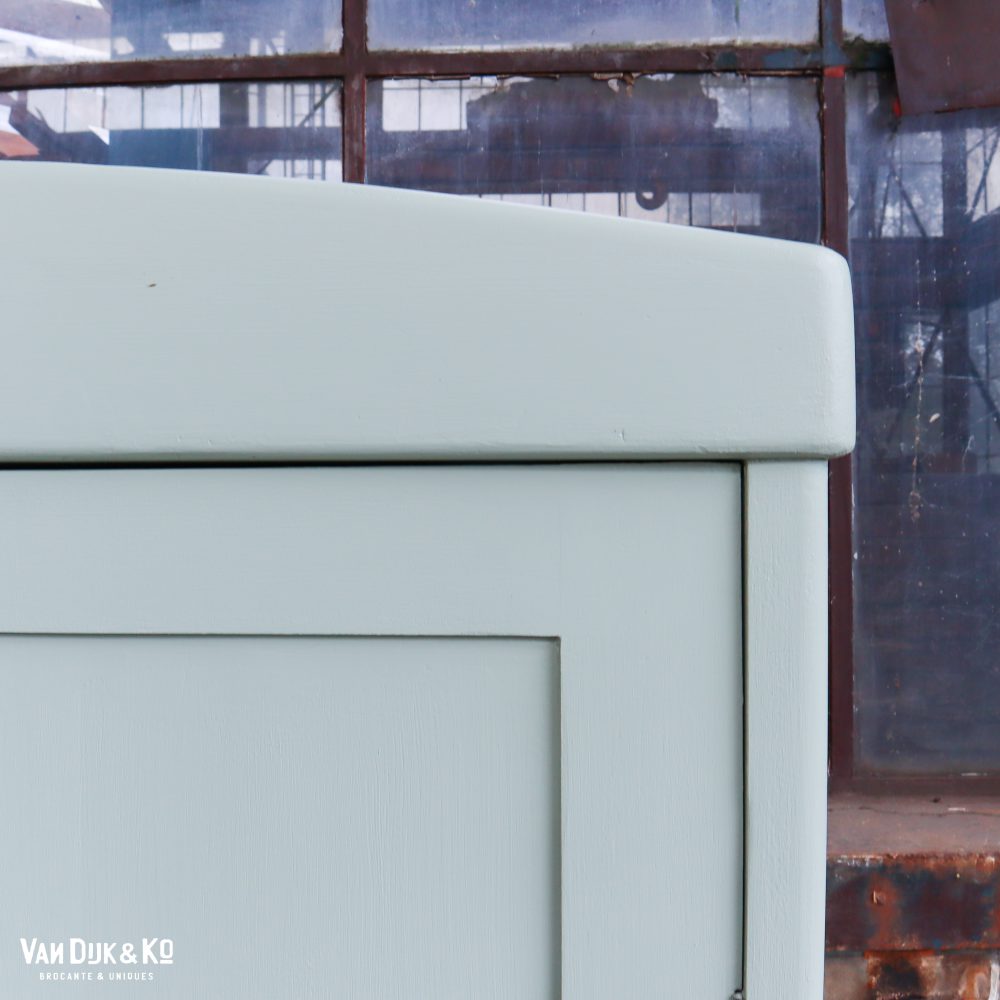 Mint groene linnenkast - Afbeelding 5