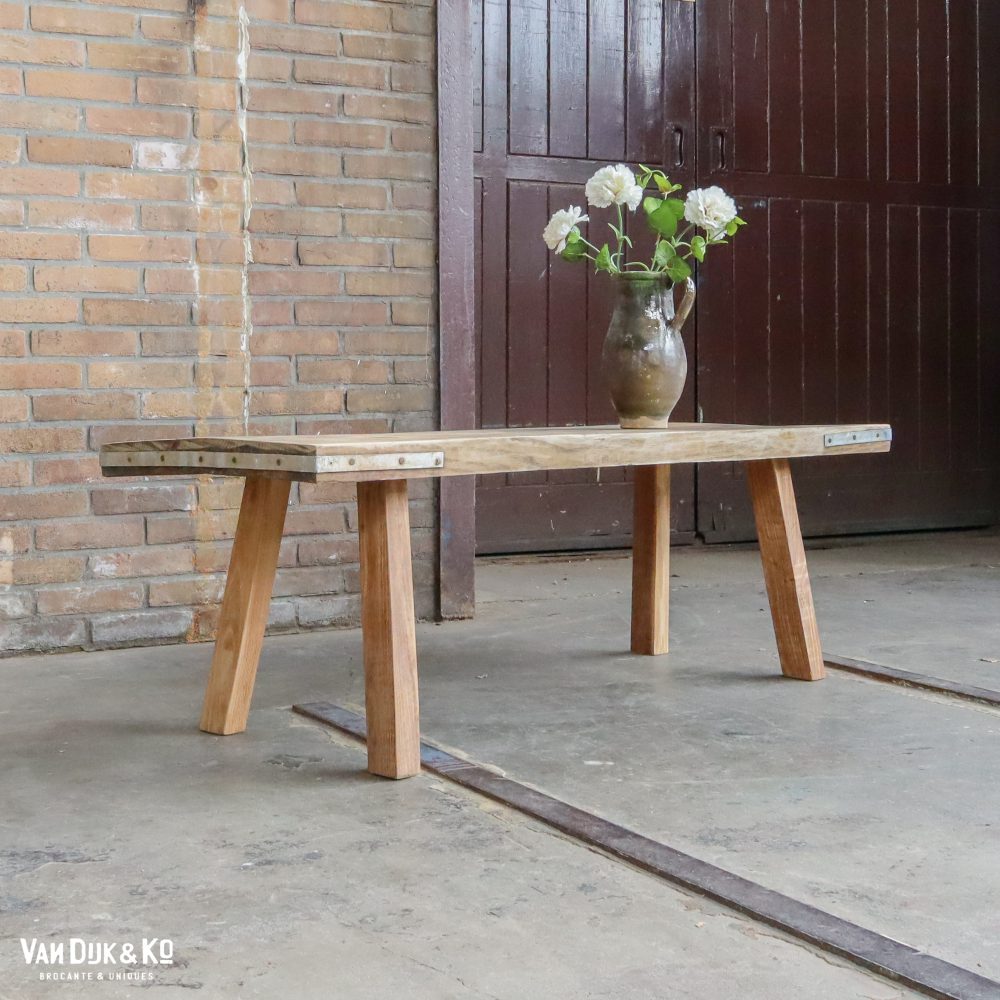 Lage houten slachttafel