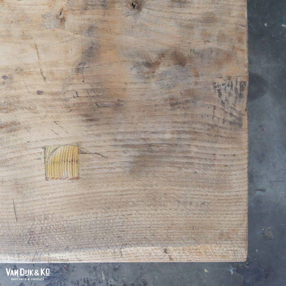 Lage houten slachttafel - Afbeelding 6