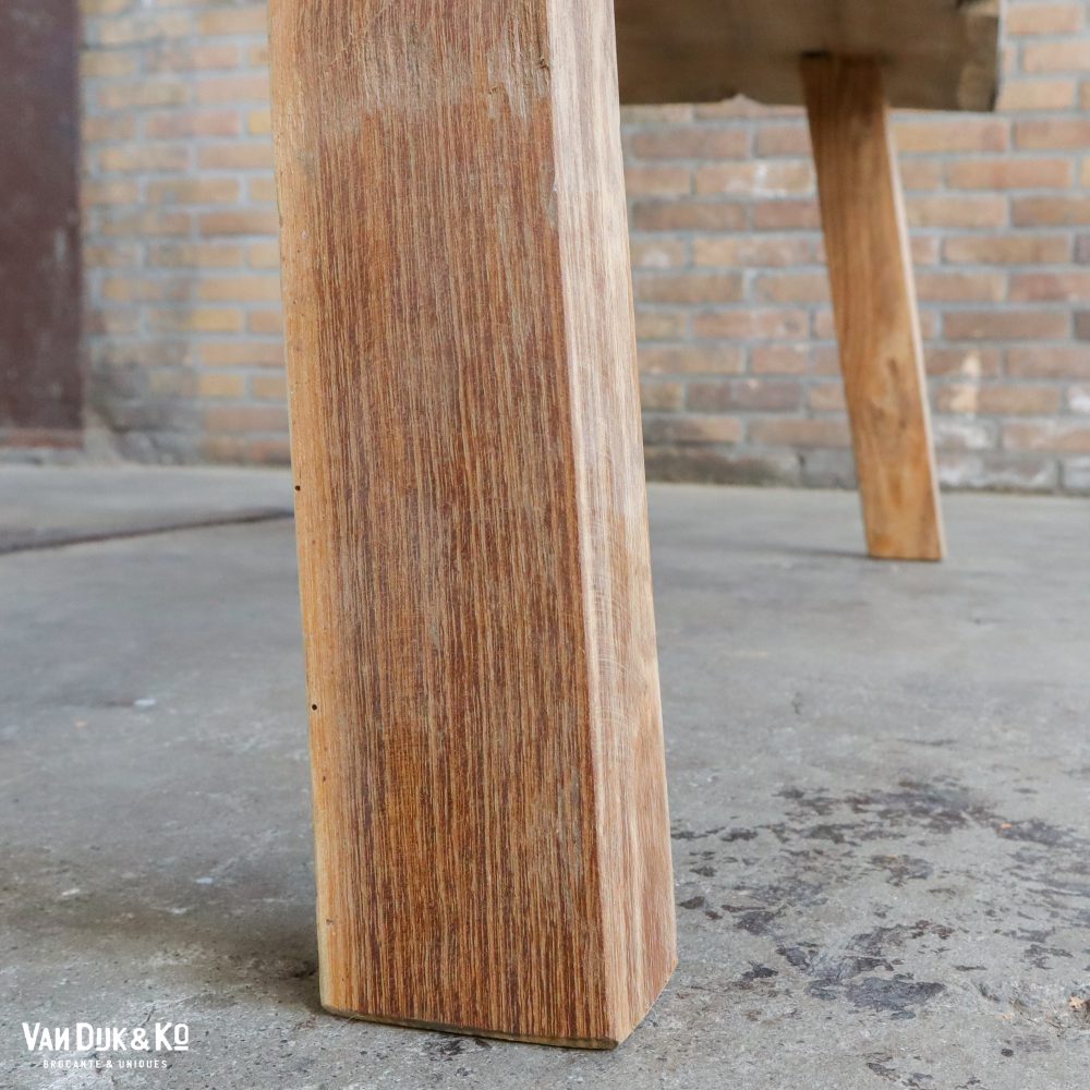 Lage houten slachttafel - Afbeelding 9