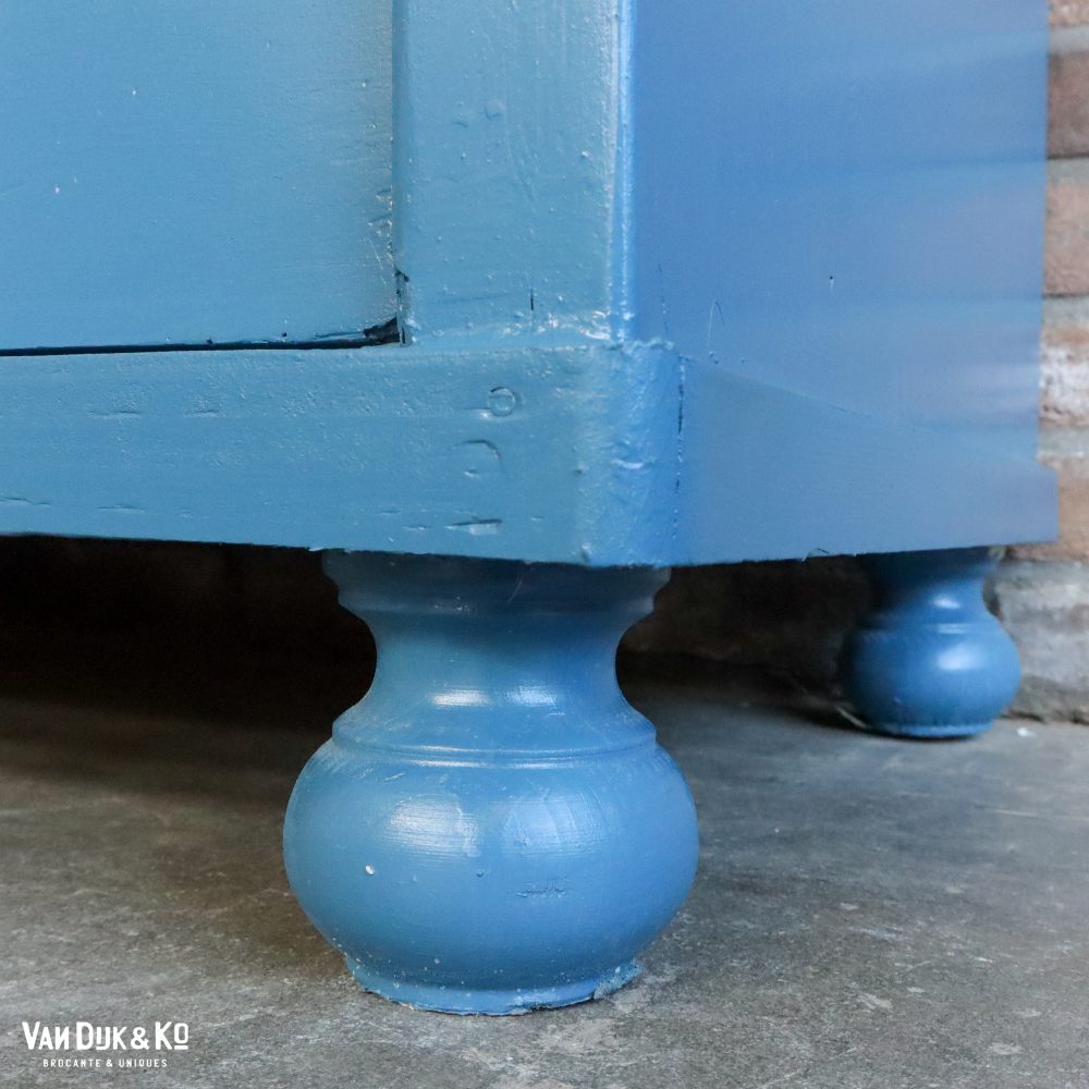 Blauwe vitrinekast - Afbeelding 8