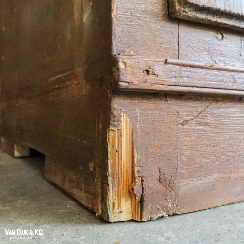 Brocante dichte vakkenkast - Afbeelding 13