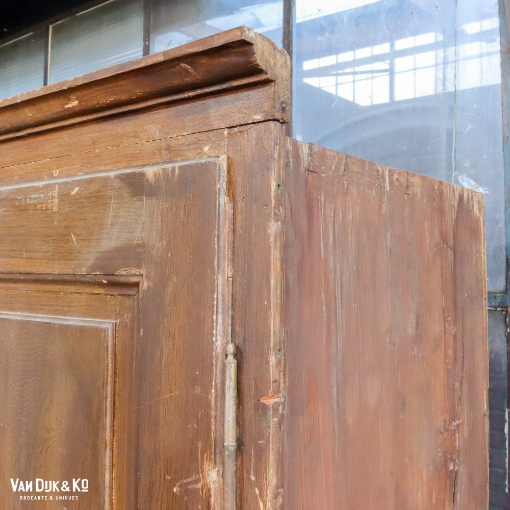 Brocante dichte vakkenkast - Afbeelding 7