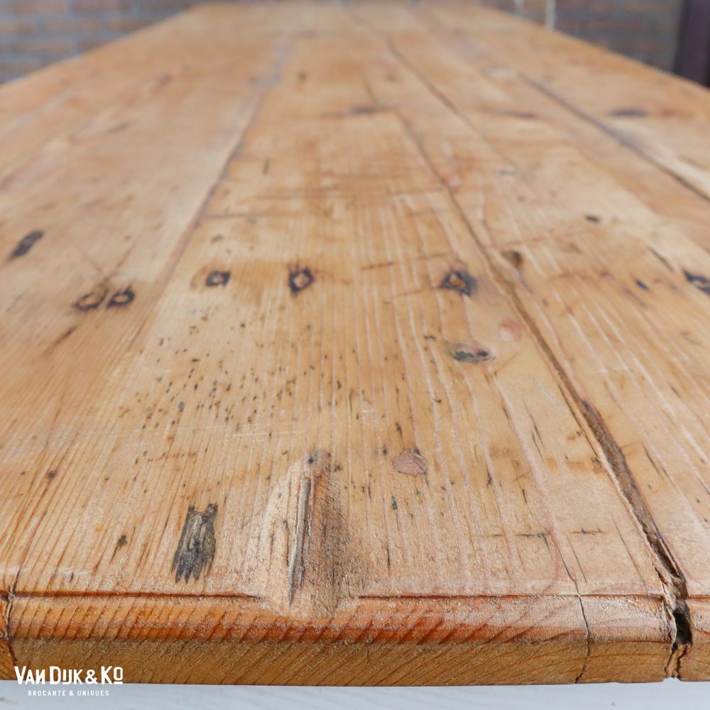 Landelijke houten tafel - Afbeelding 6