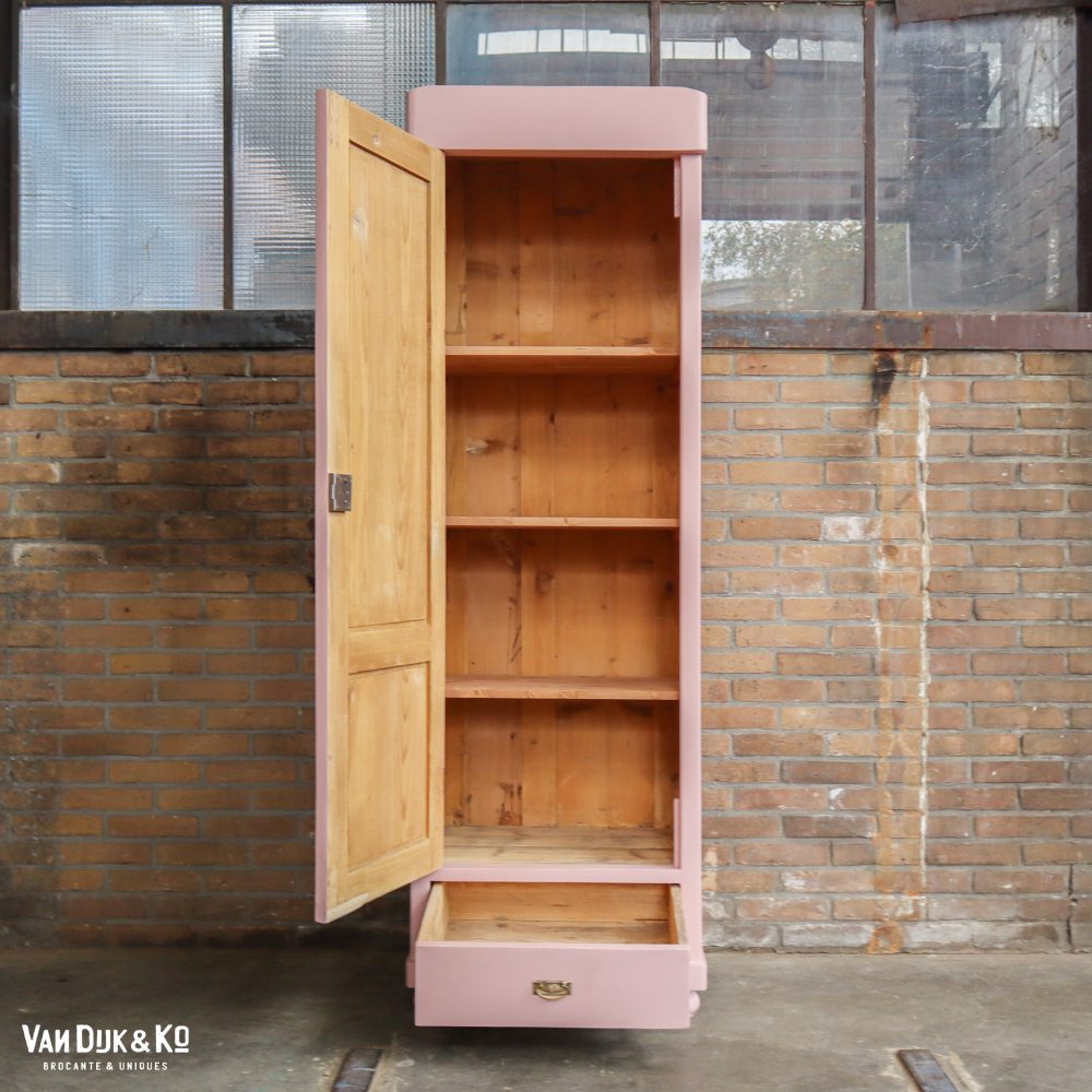 Roze eendeurs linnenkast - Afbeelding 3