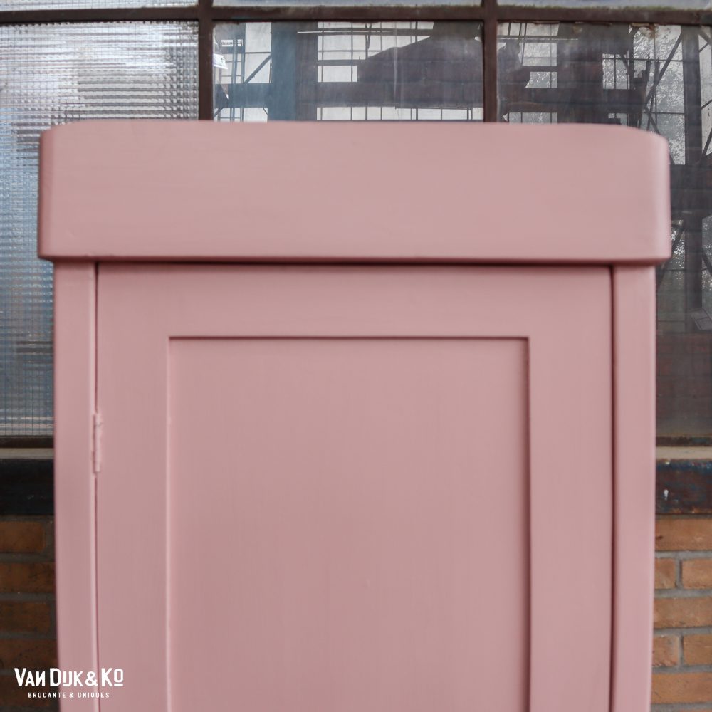 Roze eendeurs linnenkast - Afbeelding 4