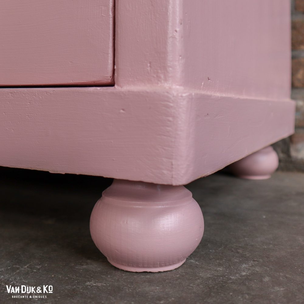 Roze eendeurs linnenkast - Afbeelding 7