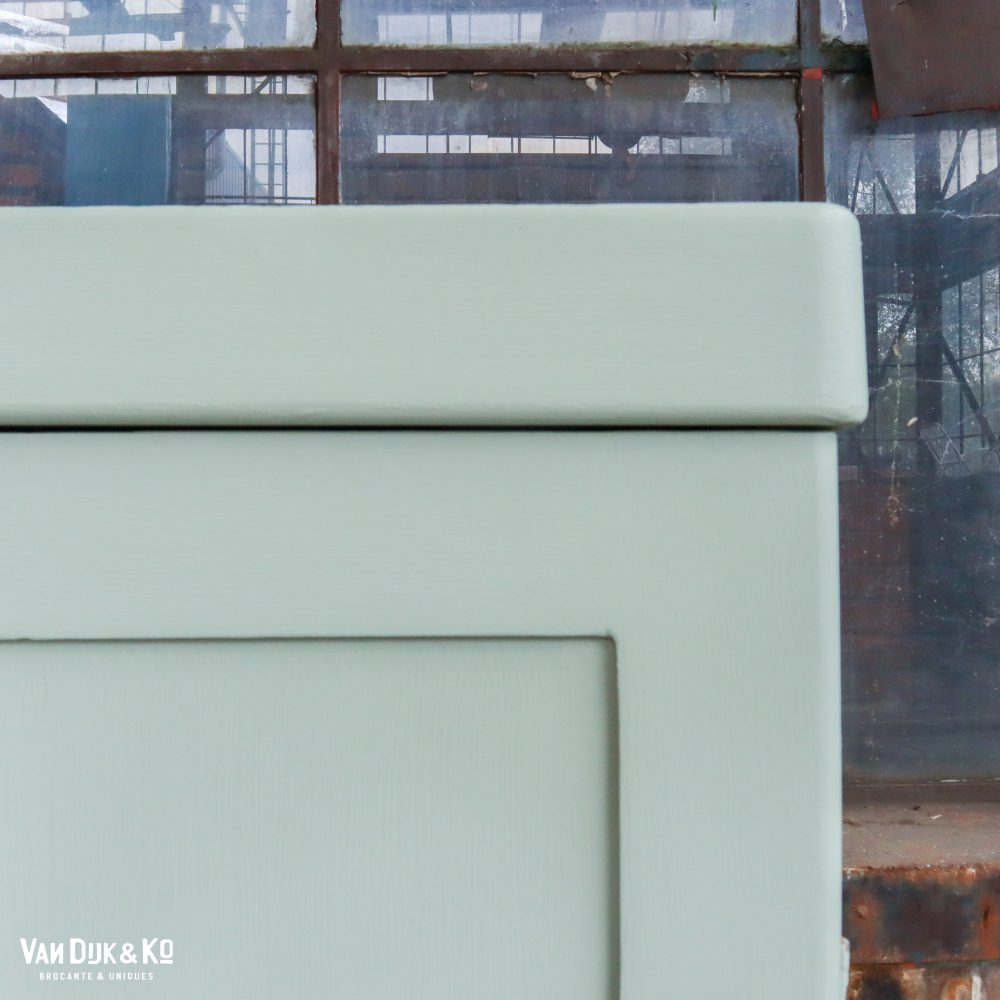 Mint groene linnenkast - Afbeelding 5