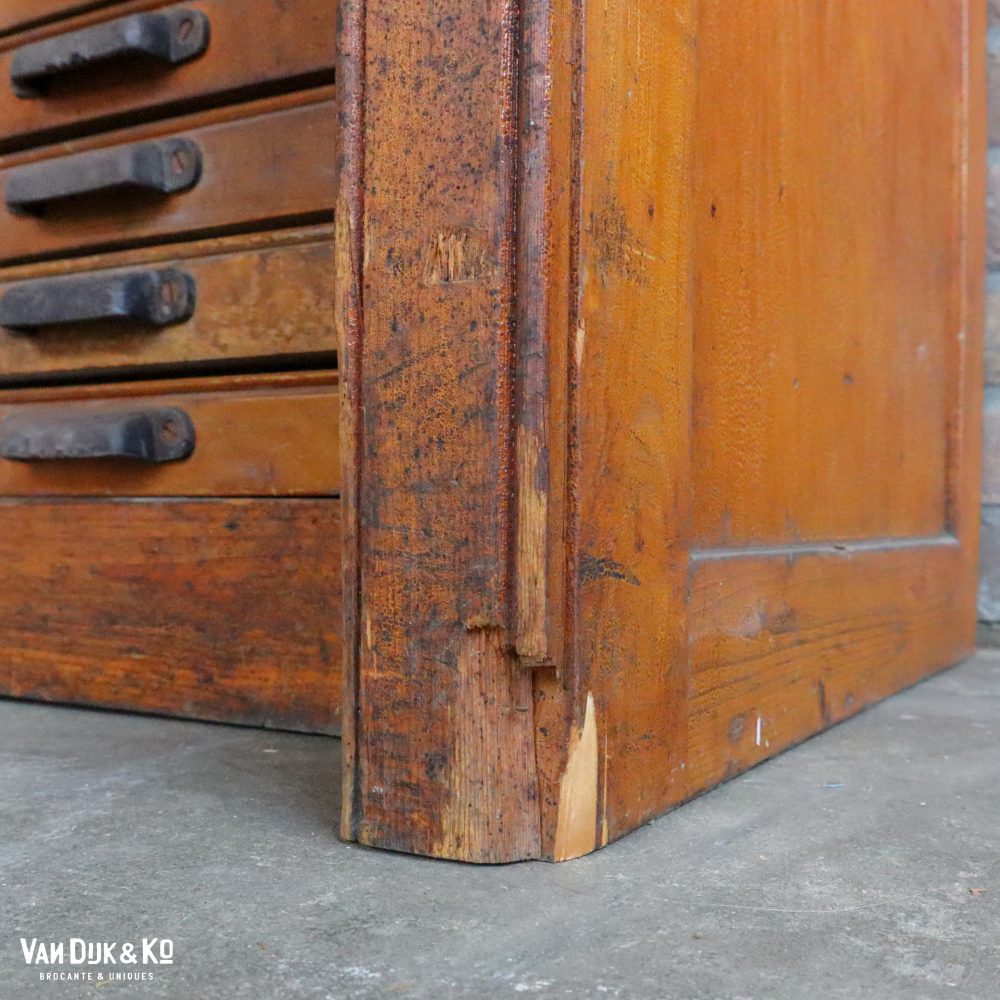 Vintage letterkast, lettergieterij Amsterdam N. Tetterode - Afbeelding 15