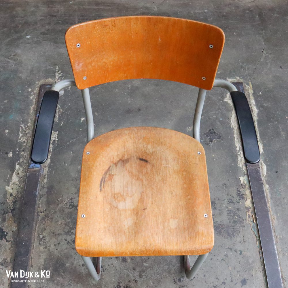 Vintage schoolstoel - Afbeelding 7