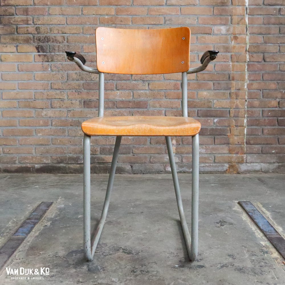 Vintage schoolstoel - Afbeelding 3
