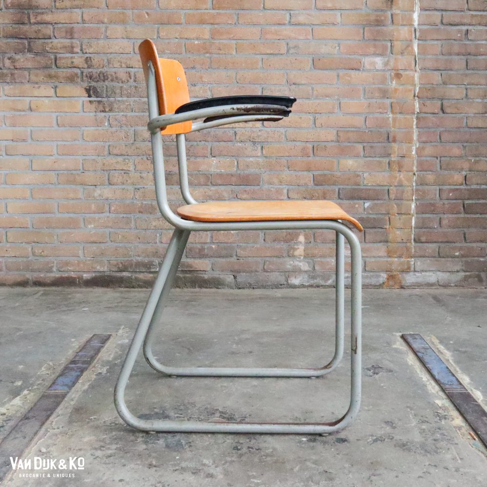 Vintage schoolstoel - Afbeelding 4