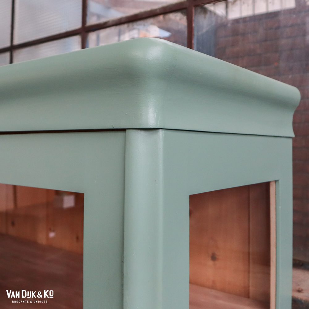 Groenblauwe vitrinekast - Afbeelding 5