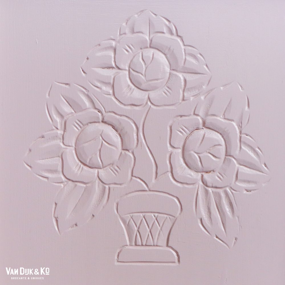 Roze linnenkast met bloemen - Afbeelding 6