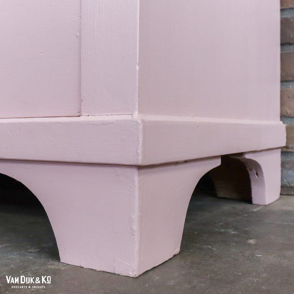 Roze linnenkast met bloemen - Afbeelding 9