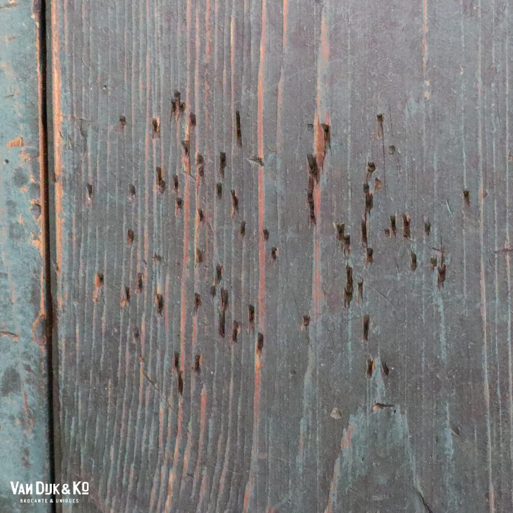 Vintage robuuste werktafel groot - Afbeelding 16