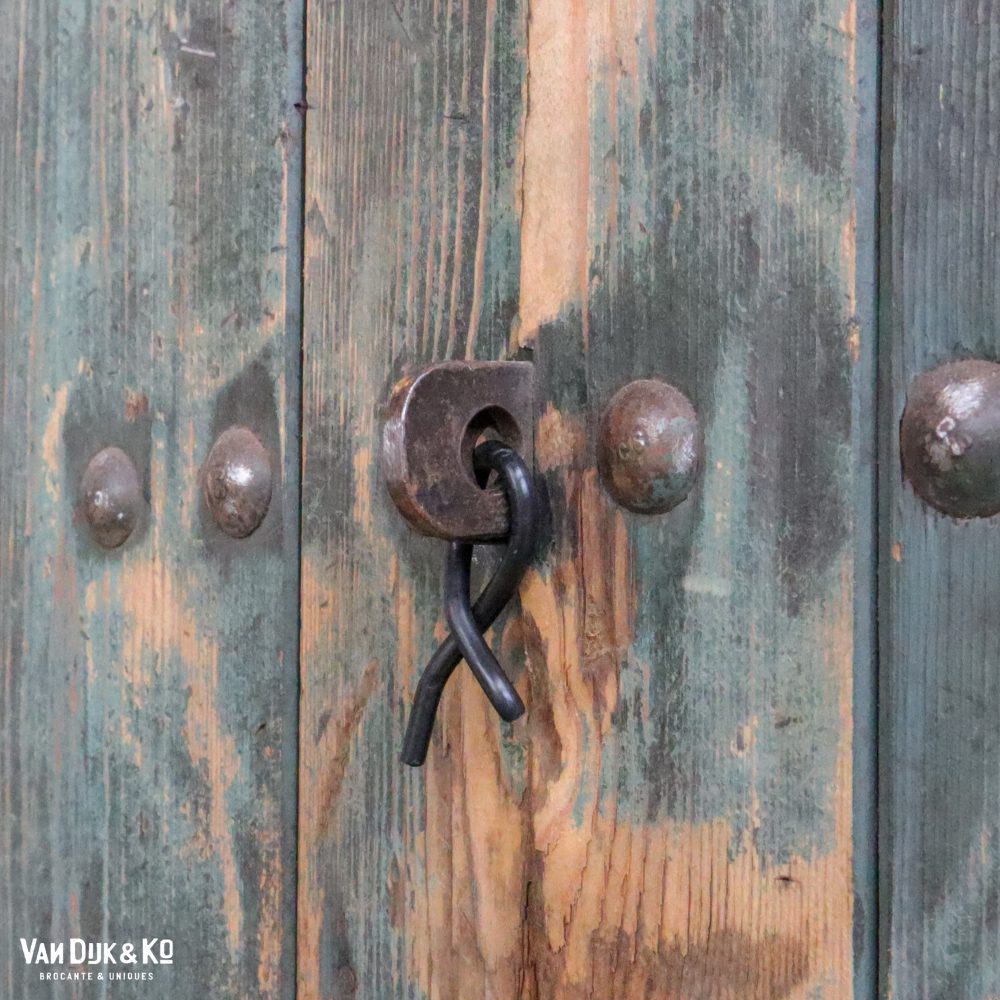 Vintage robuuste werktafel groot - Afbeelding 18