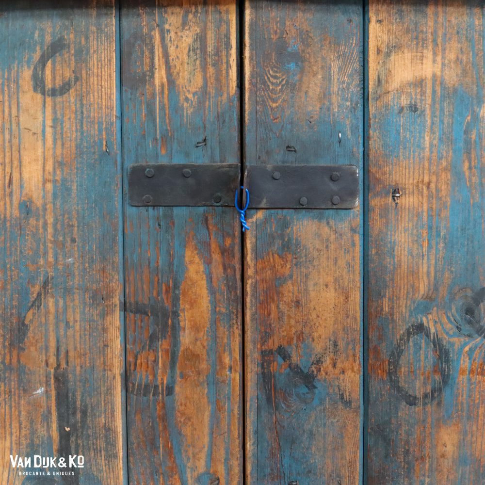 Vintage robuuste werktafel - Afbeelding 12