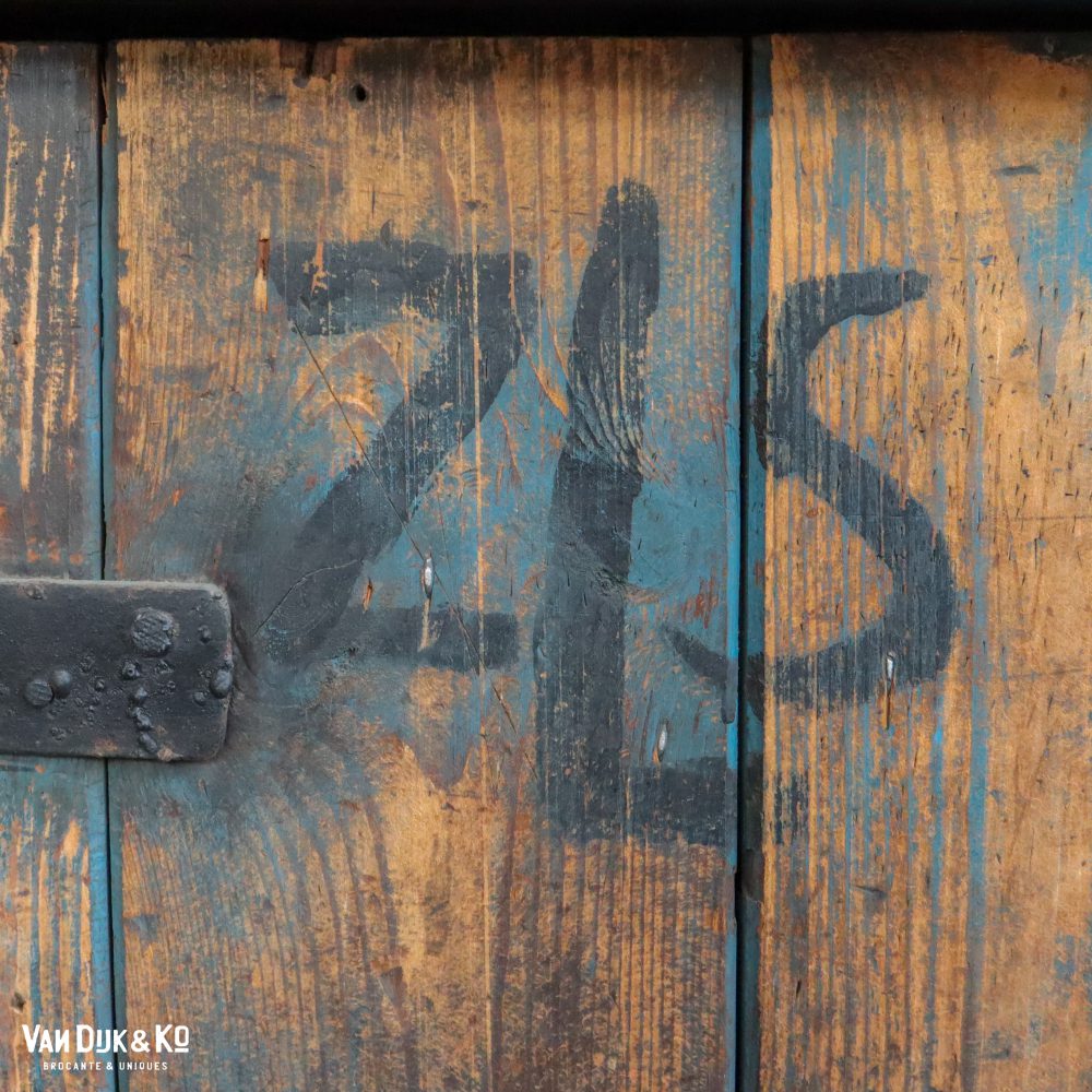 Vintage robuuste werktafel - Afbeelding 13