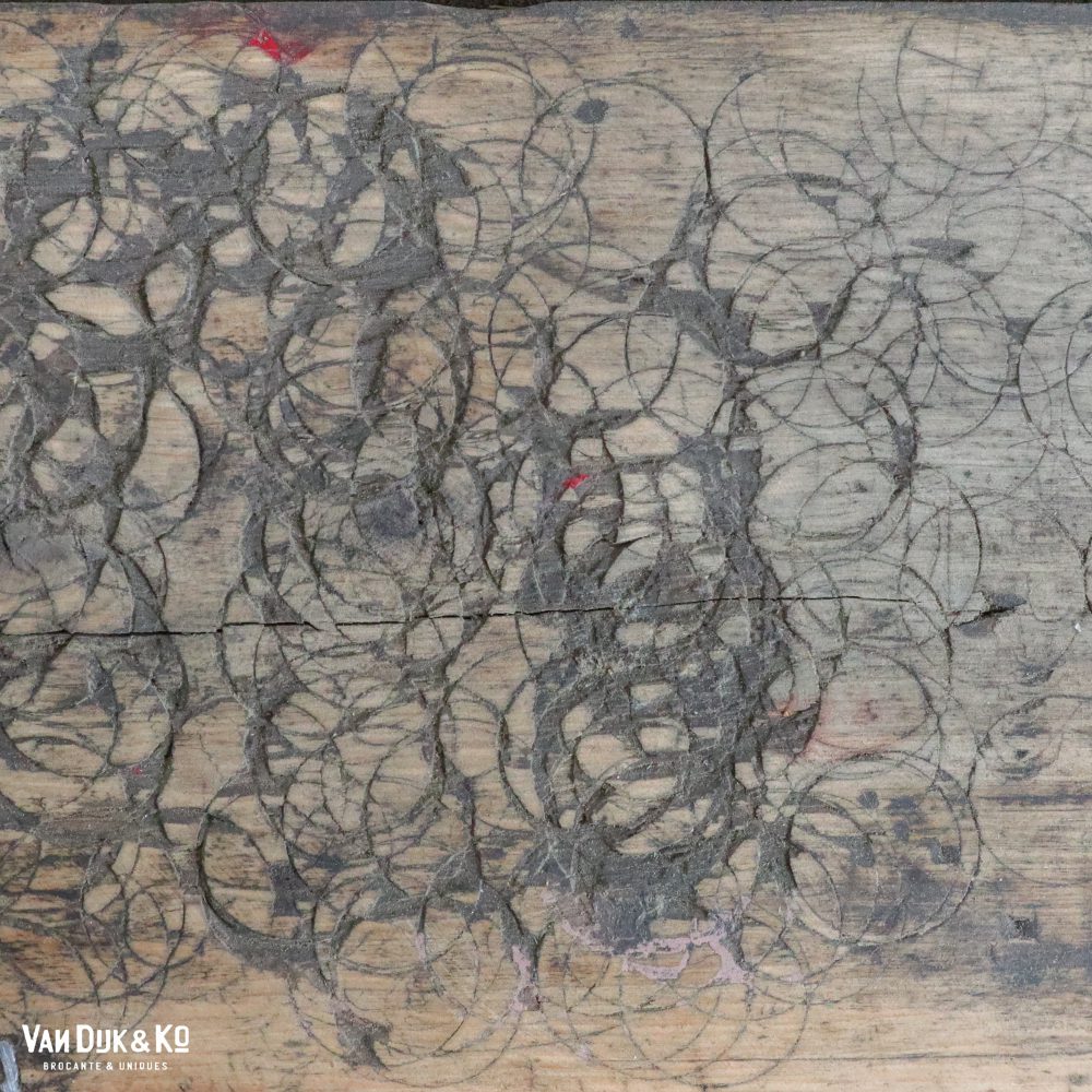 Vintage robuuste werktafel - Afbeelding 10