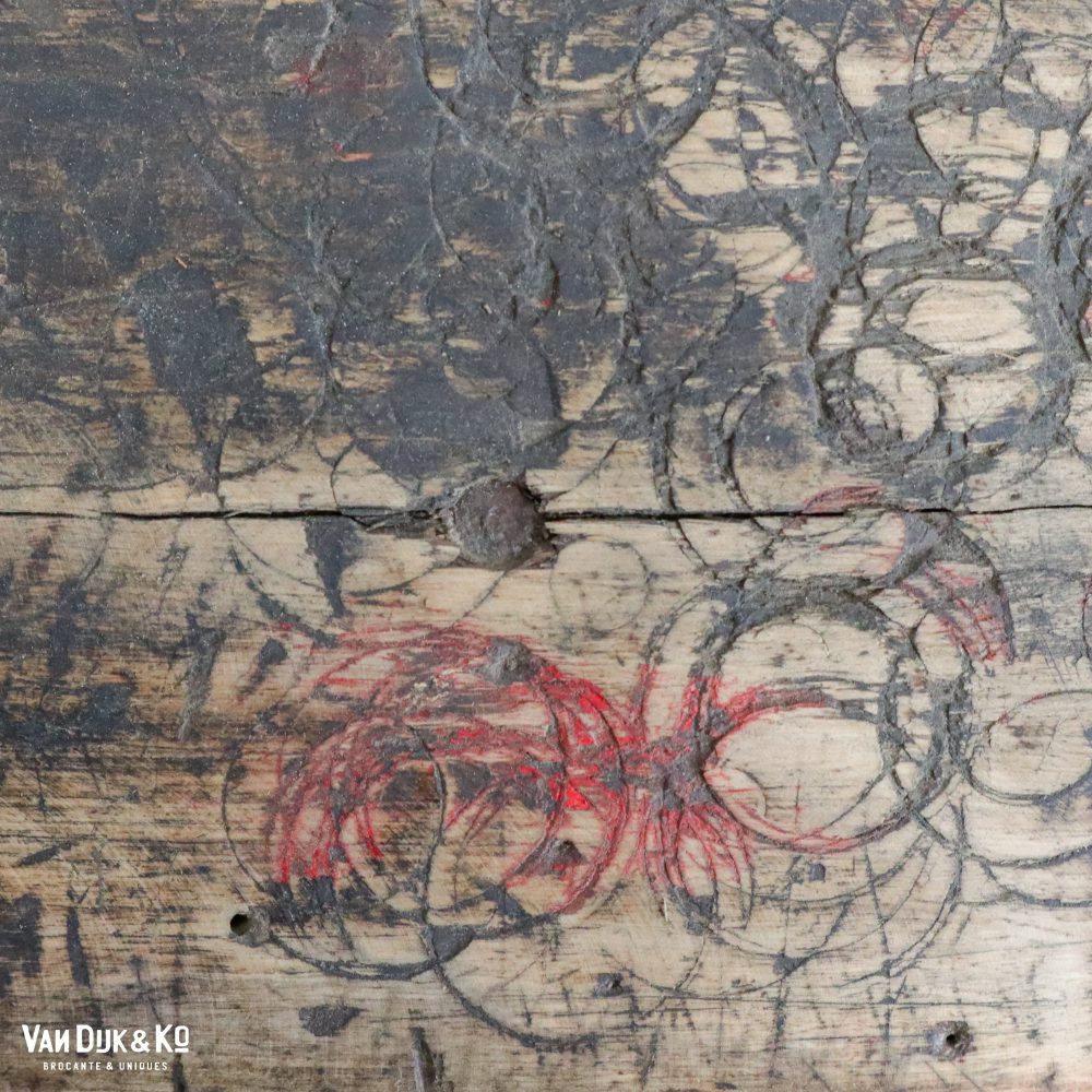 Vintage robuuste werktafel - Afbeelding 11