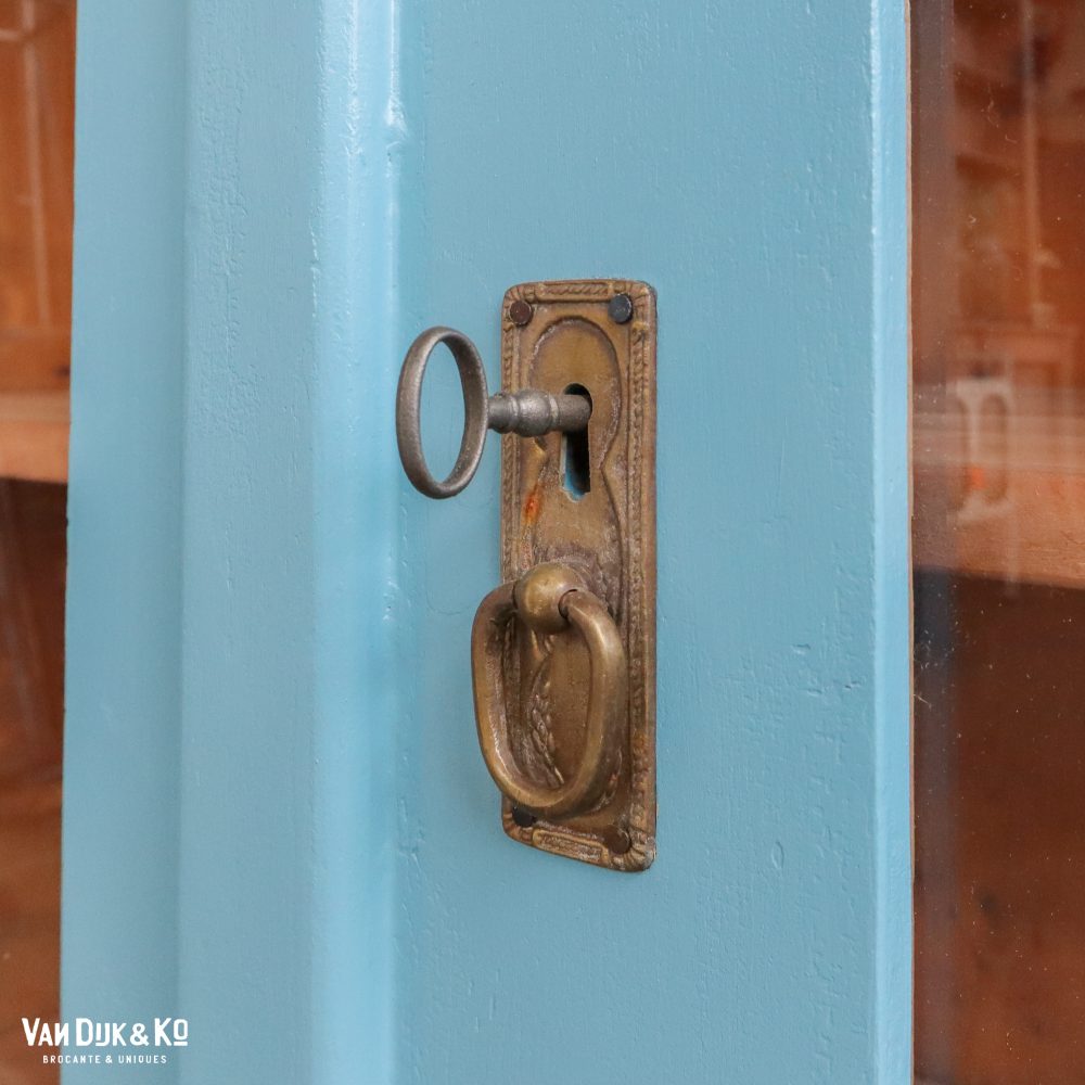 Blauwe vitrinekast - Afbeelding 6