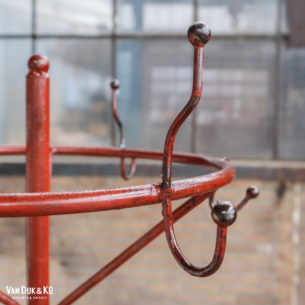 Oude metalen kapstok - Afbeelding 3