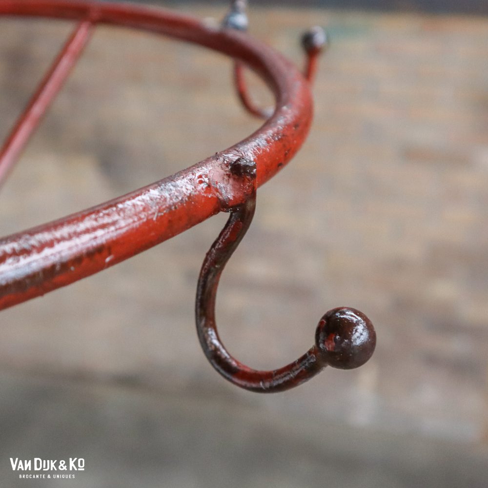 Oude metalen kapstok - Afbeelding 4