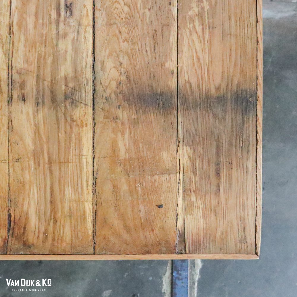 Brocante werktafel met lades - Afbeelding 9