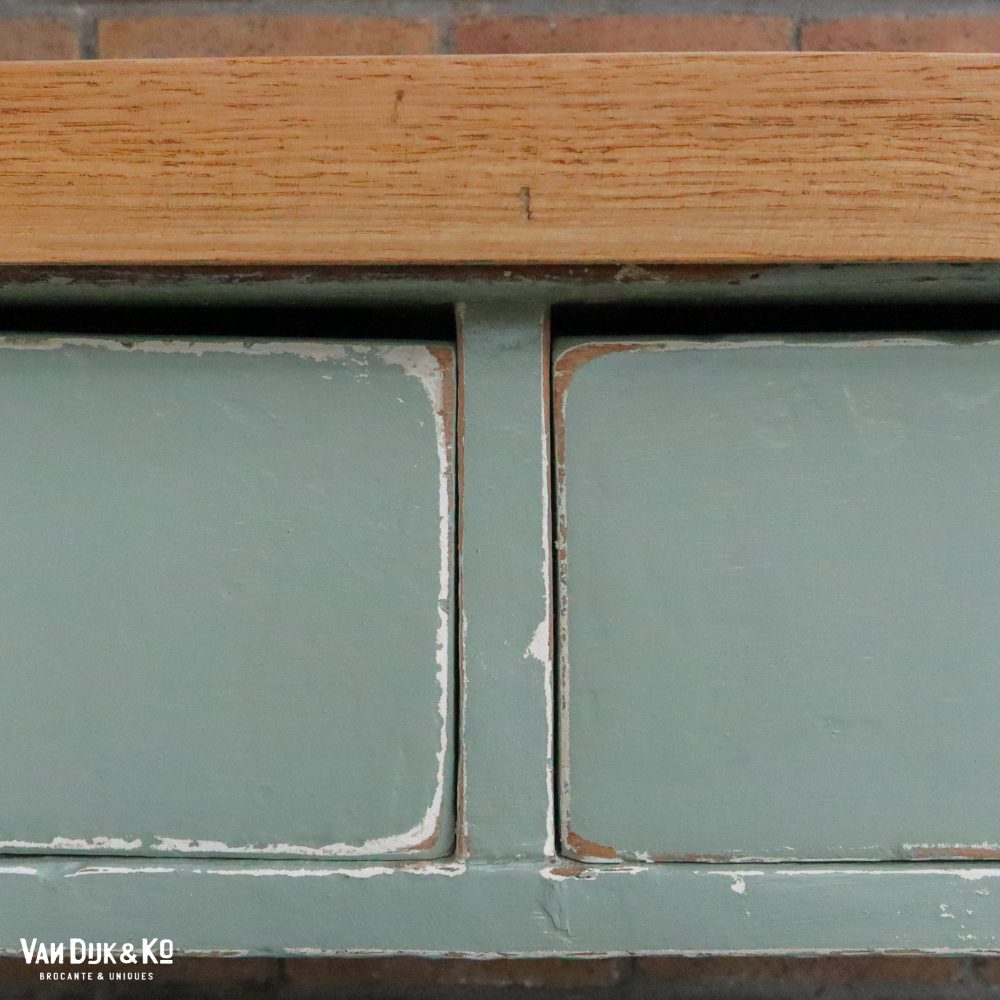 Brocante werktafel met lades - Afbeelding 10
