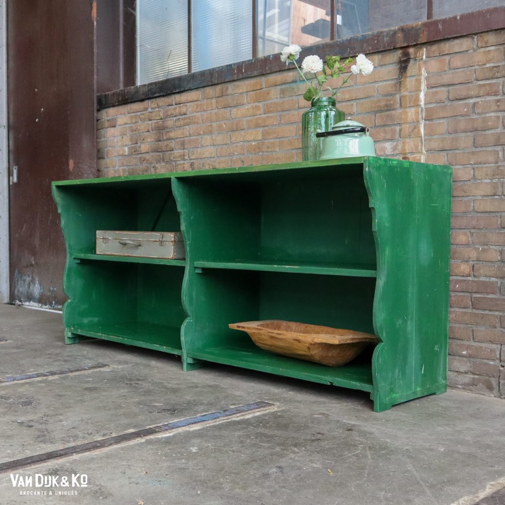 Groene brocante open toog - Afbeelding 2