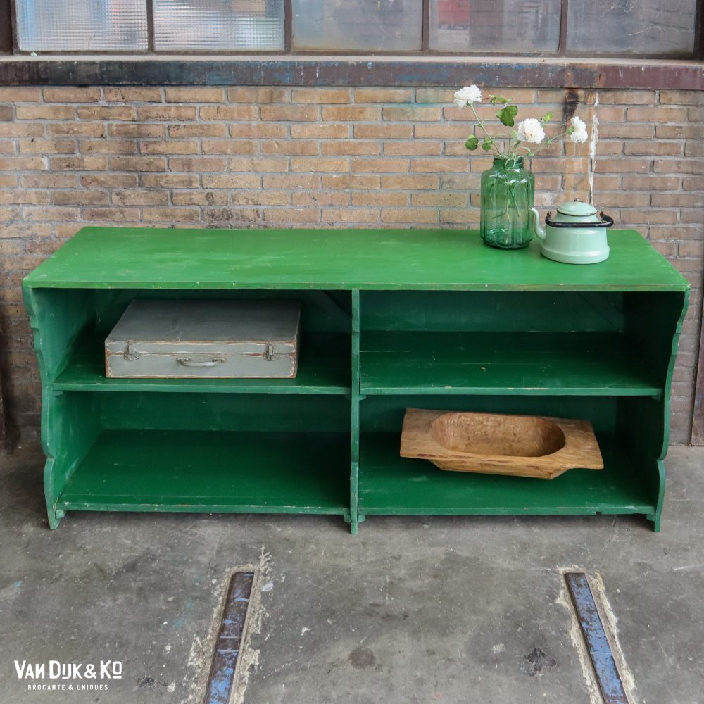 Groene brocante open toog - Afbeelding 3