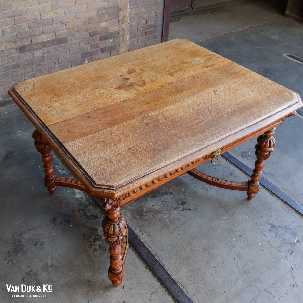 Antiek bureau met leeuwen - Afbeelding 4