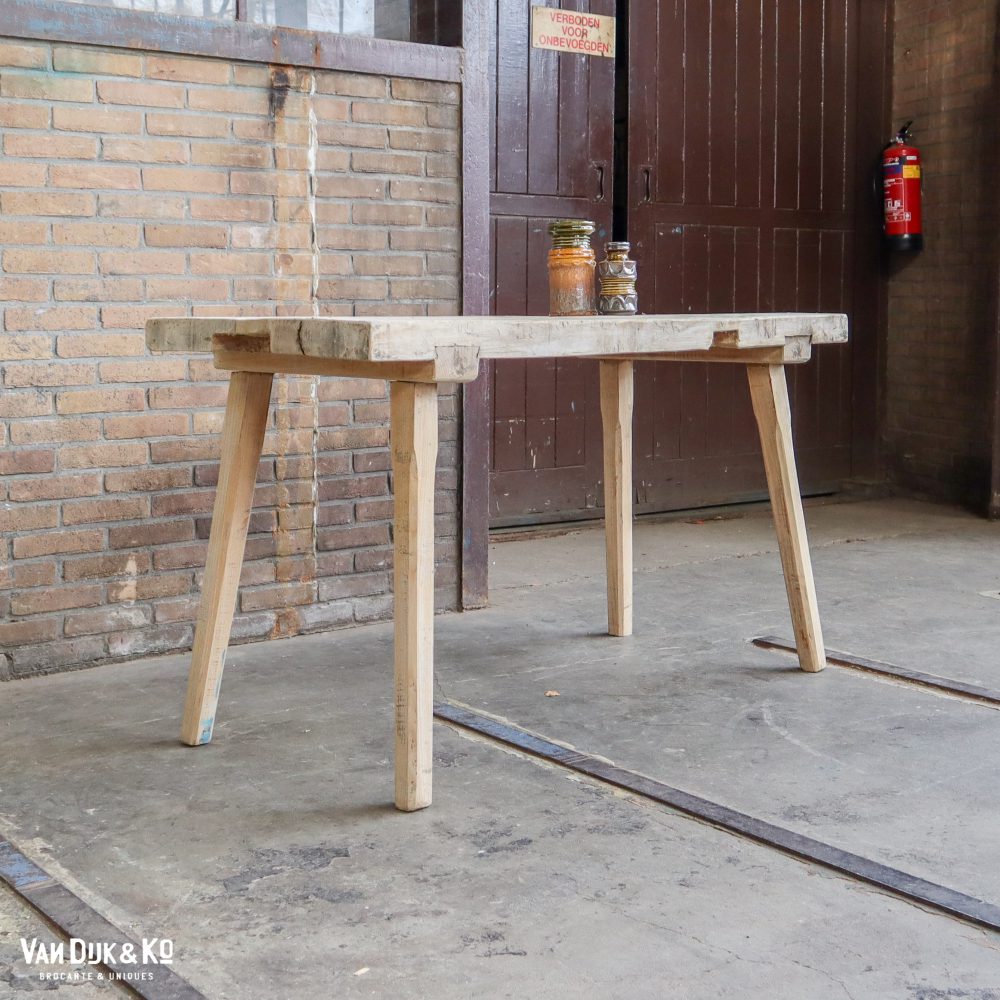 Houten slachttafel