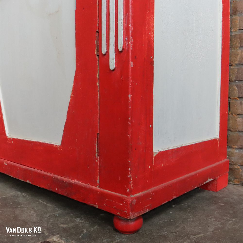 Rood-witte buffetkast - Afbeelding 7
