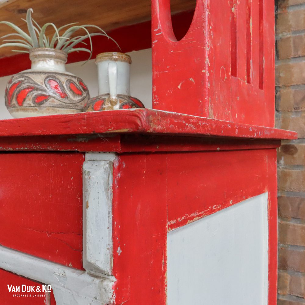 Rood-witte buffetkast - Afbeelding 6