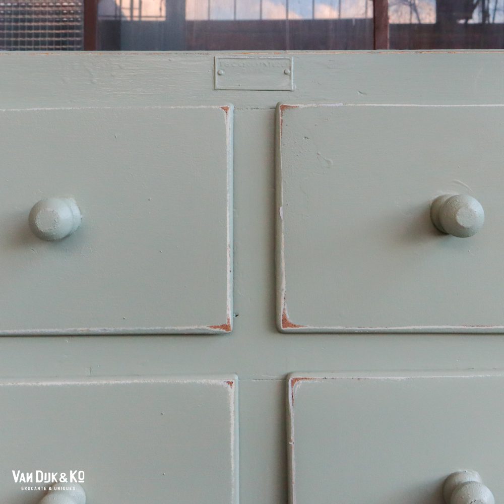 Mintgroene apothekerskast - Afbeelding 6