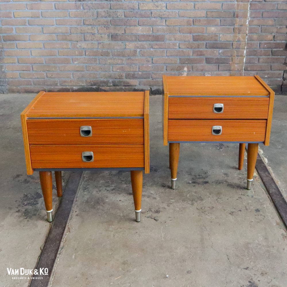 Vintage nachtkastjes - Afbeelding 2