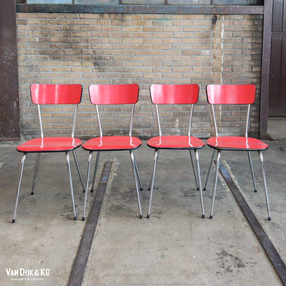 Vintage formica stoelen
