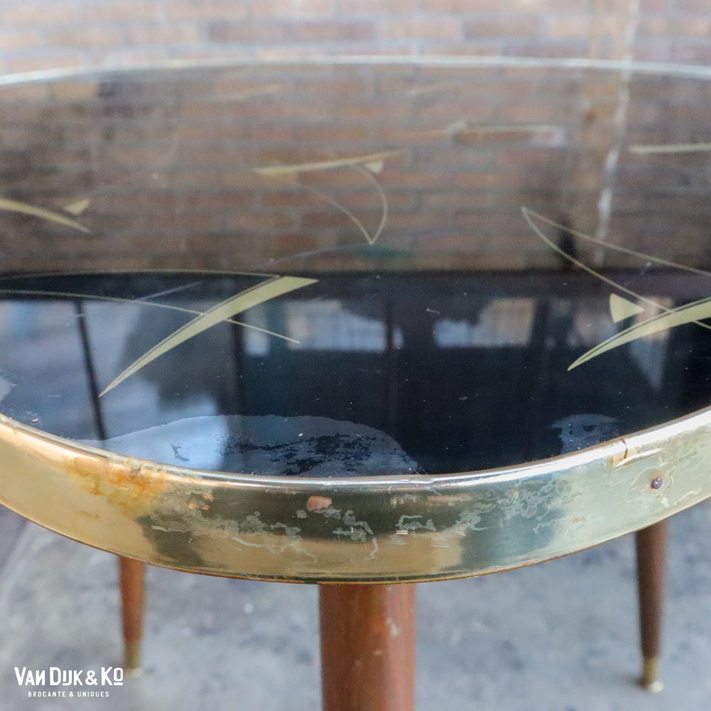 Vintage formica tafel medium - Afbeelding 4
