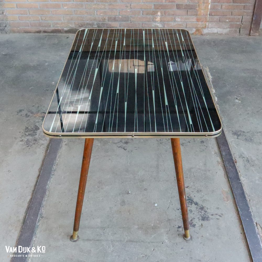 Vintage formica tafel medium - Afbeelding 5