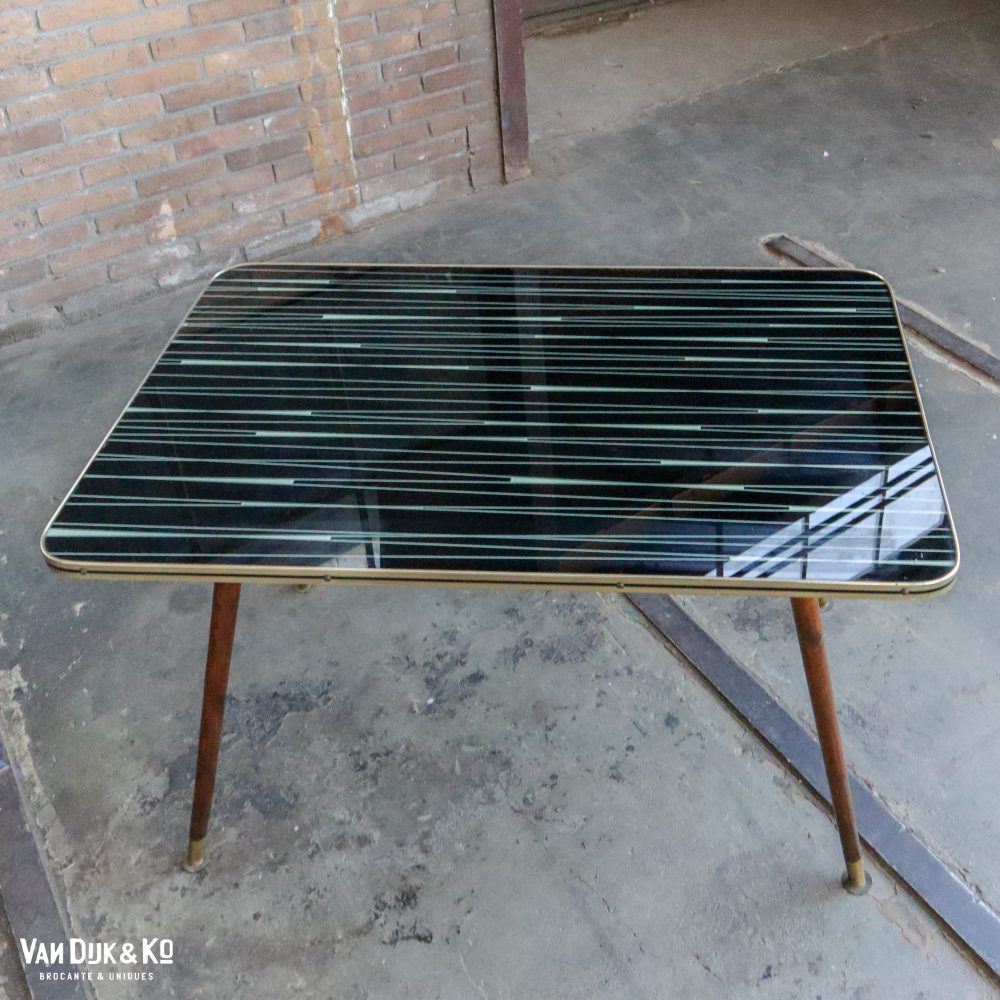 Vintage formica tafel medium - Afbeelding 3