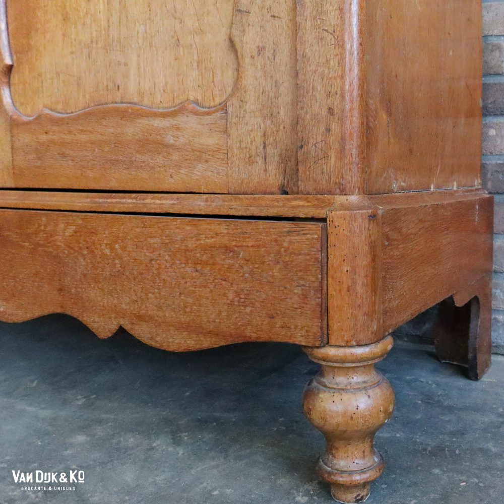 Vintage Biedermeier kast - Afbeelding 11