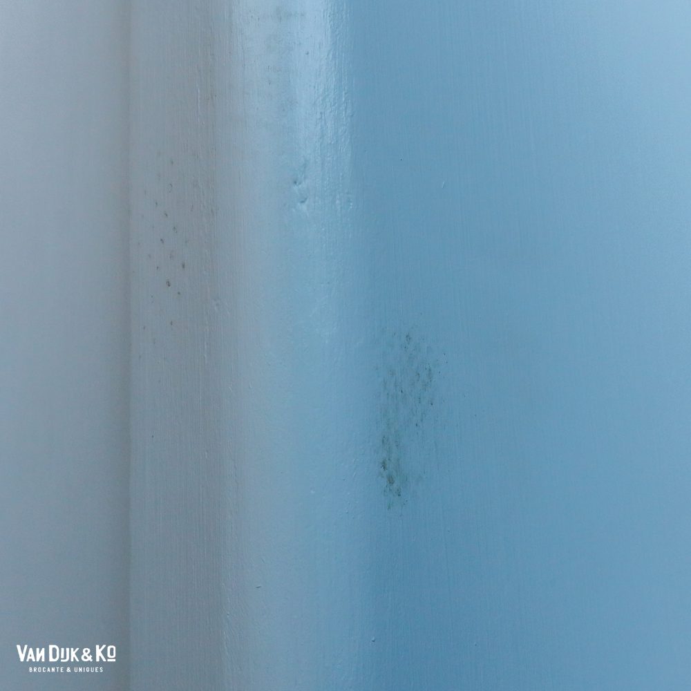 Blauwe eendeurs vitrinekast - Afbeelding 10