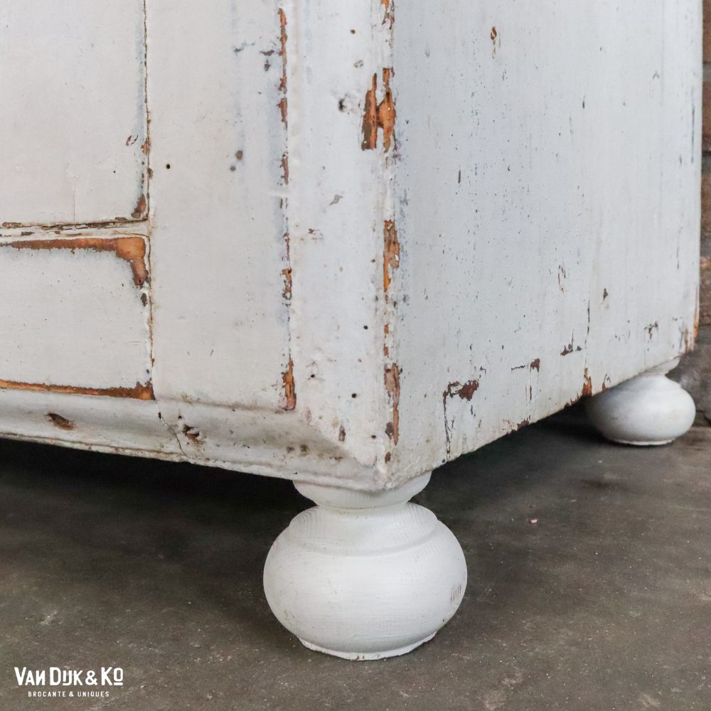 Brocante witte kast - Afbeelding 10
