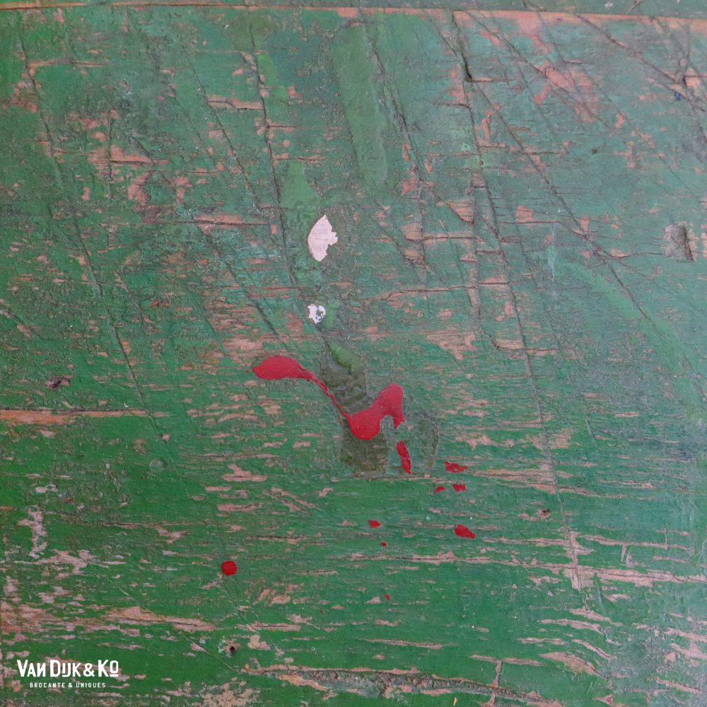 Brocante houten tafel - Afbeelding 9