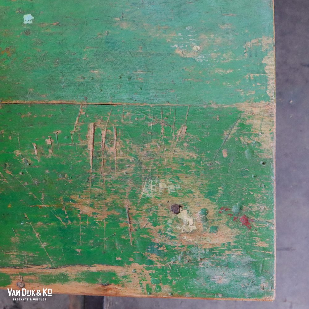 Brocante houten tafel - Afbeelding 8