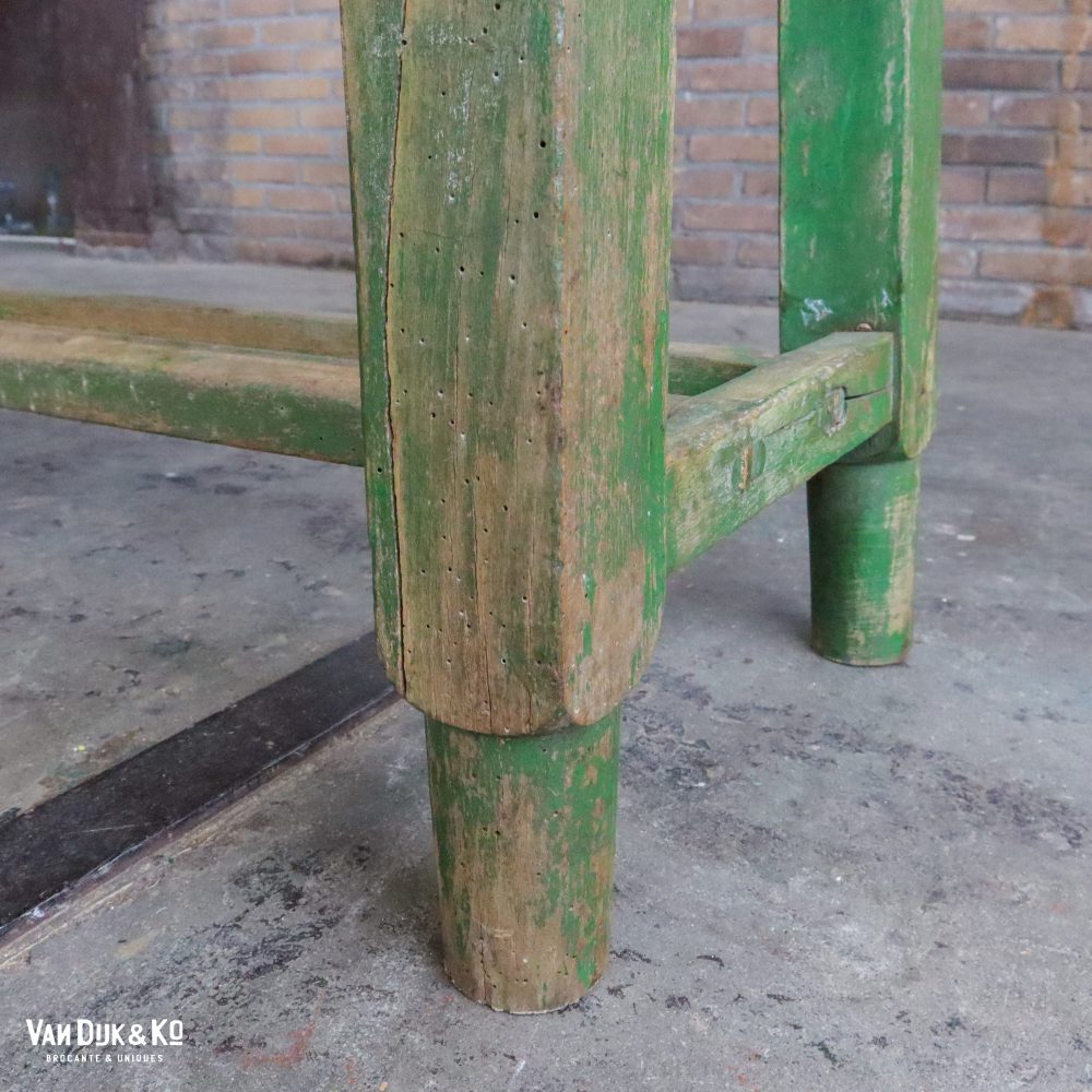 Brocante houten tafel - Afbeelding 6